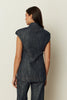 DENIM SHORT SLEEVE BLAZER
