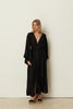 BLACK SHEER LONG KIMONO