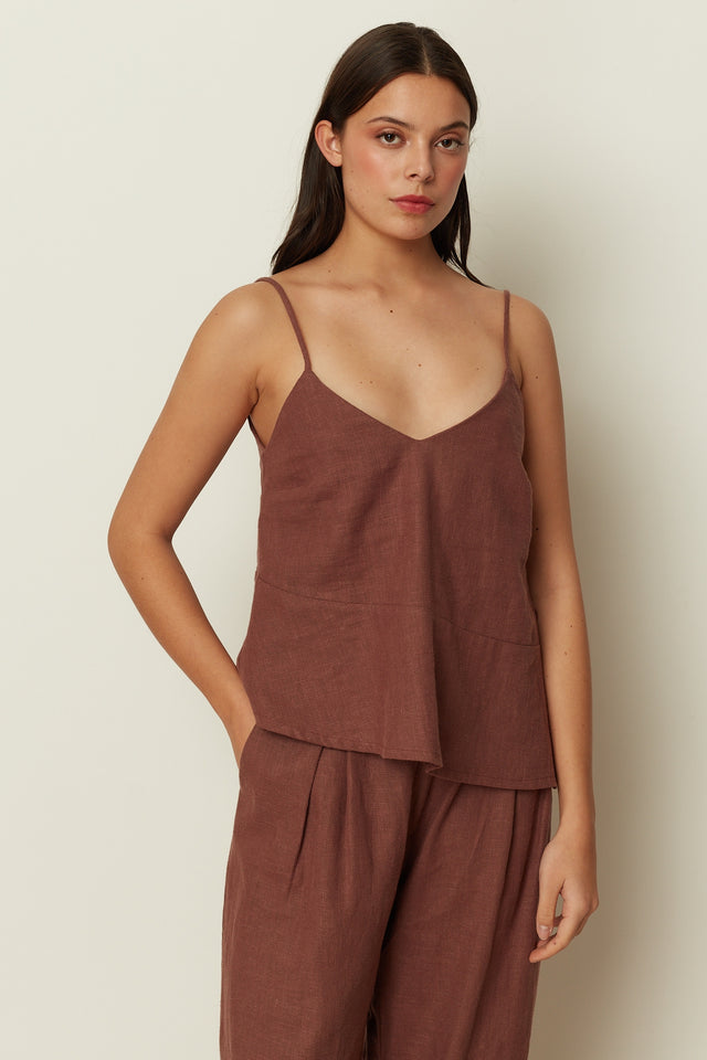 MAROON CAMISOLE TOP