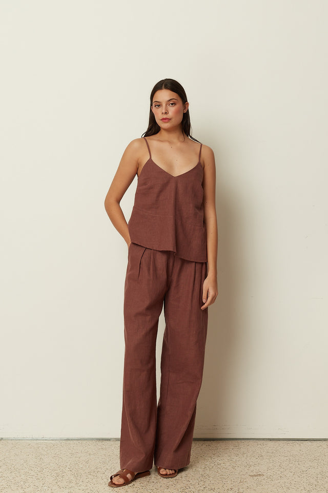 MAROON CAMISOLE TOP