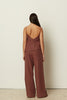 MAROON WIDE LEG PANTS