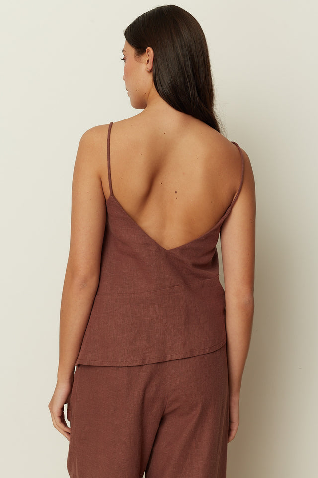 MAROON CAMISOLE TOP