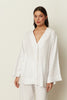 WHITE LINEN KIMONO