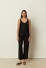 BLACK SHEER PANTS
