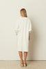 WHITE OVERSIZED KIMONO SHIRT