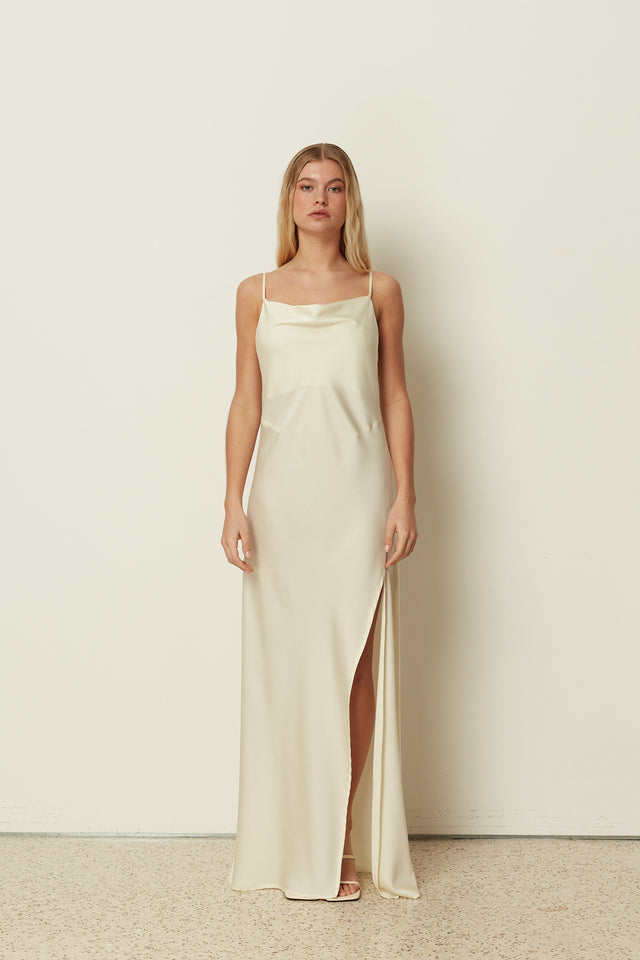 CREAM OPHELIA DRESS
