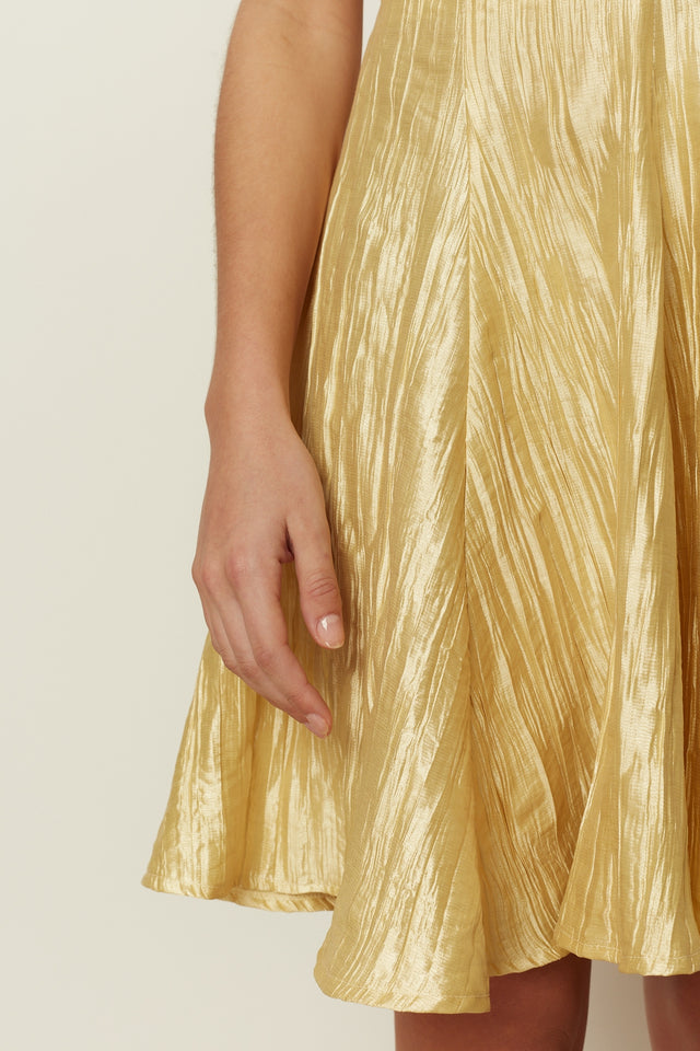 YELLOW DIVOTE MINI DRESS