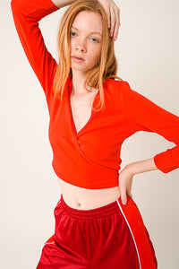ELLIE BALLET TOP RED