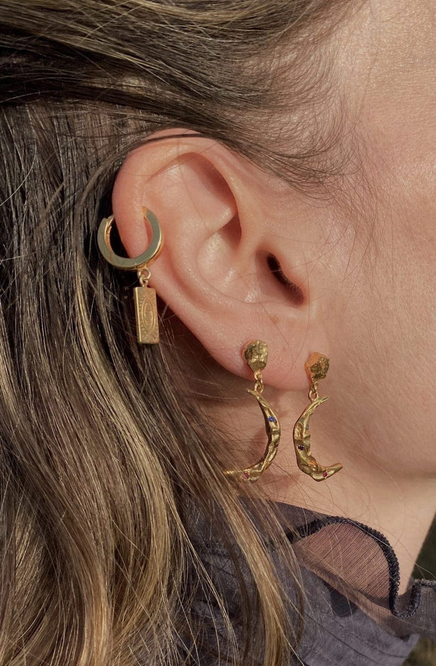 Méliès Moon Earrings -single earring-