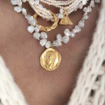 Hermis Large Lustre Statement Pearl Necklace
