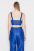 VELOCITY BUSTIER- TOP ELECTRIC BLUE