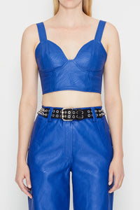 VELOCITY BUSTIER- TOP ELECTRIC BLUE